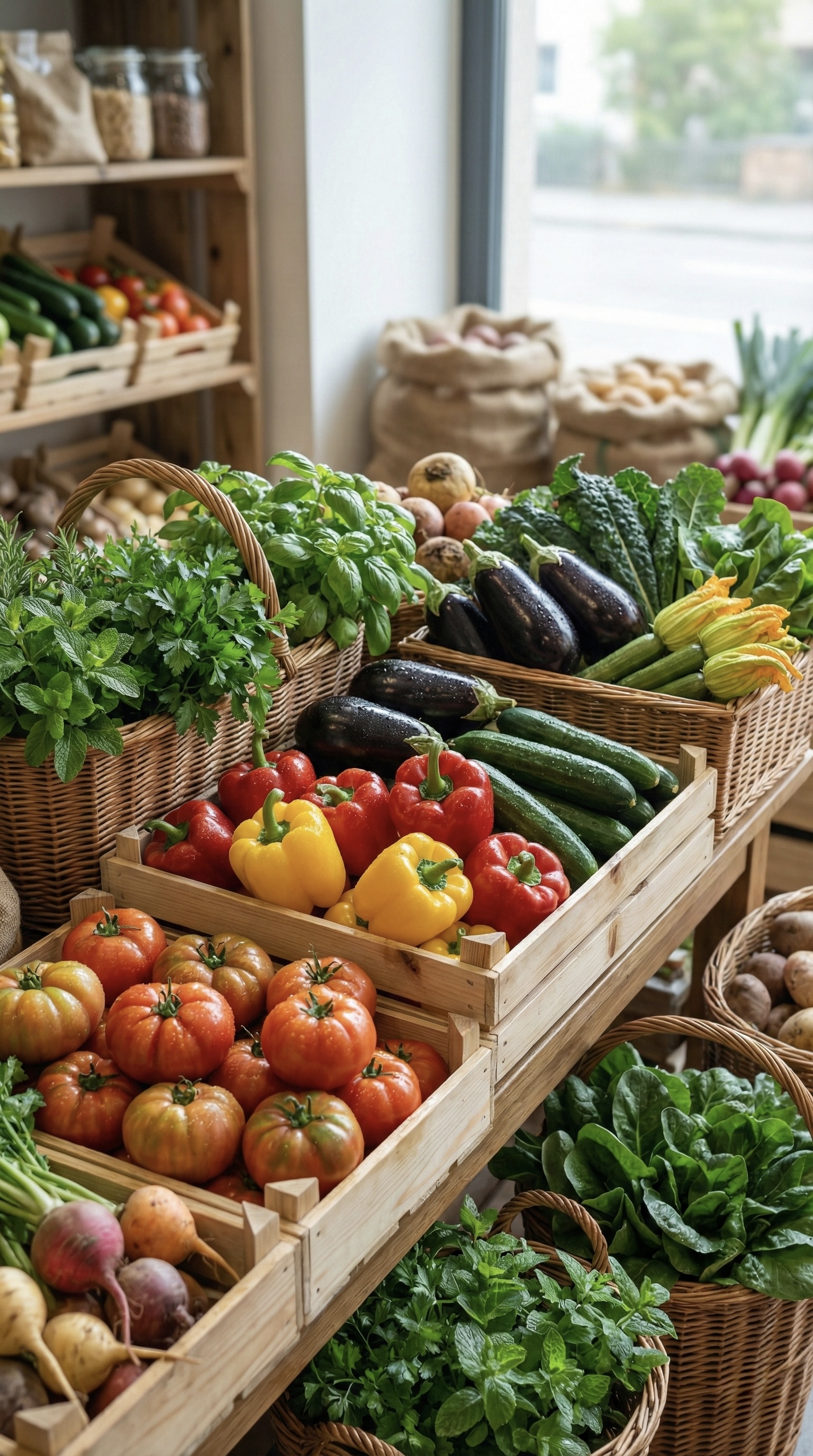 Frisches Obst und Gemüse